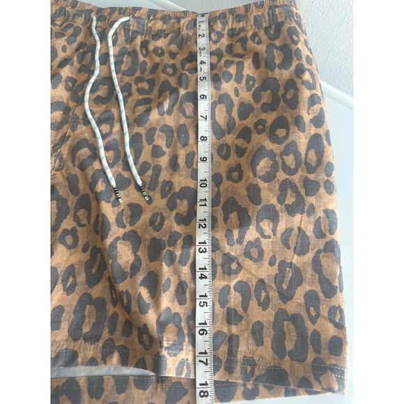 Men’s faded leopard swim trunks shorts Sz XXL NWT fresh look lightweight - Picture 5 of 6